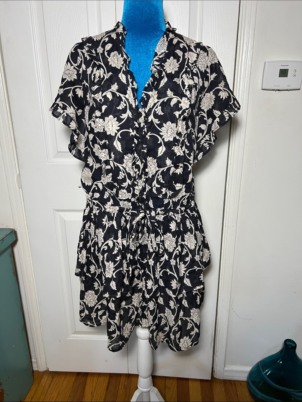 BANJANAN Floral Mini Dress Women’s XS